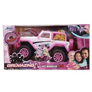 JADA Toys - Girlmazing 1:16 Scale RC Jeep, Exclusive Star Deco Small