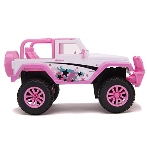 JADA Toys - Girlmazing 1:16 Scale RC Jeep, Exclusive Star Deco Small