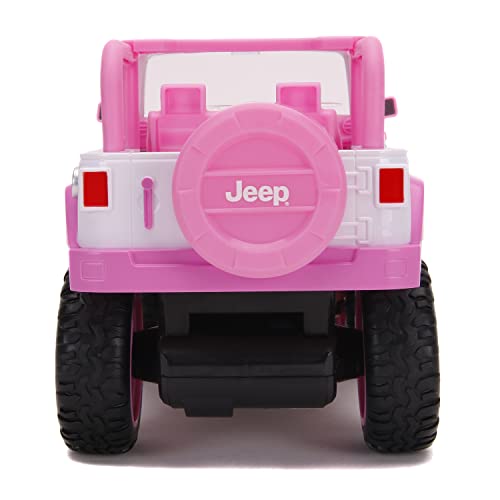 JADA Toys - Girlmazing 1:16 Scale RC Jeep, Exclusive Star Deco Small