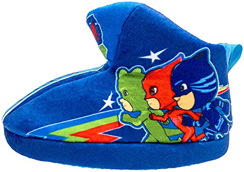 PJ Masks Boy's Slipper Bootie, Hero Trio With Stipple Outsole, Todder Boy's Size 5/6