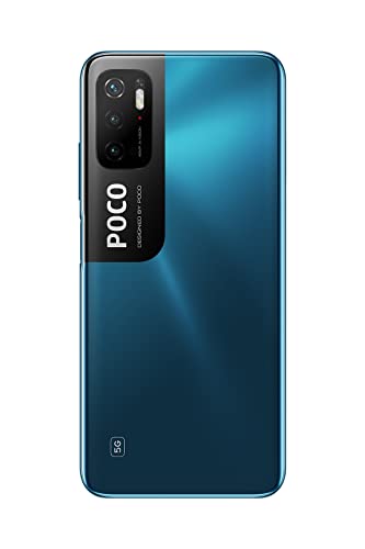 Xiaomi Poco M3 PRO 5G + 4G Volte Global Unlocked GSM 6.5" Octa Core 48mp Triple Camera (Not Verizon/Boost/CDMA) (Cool Blue, 128GB+6GB)