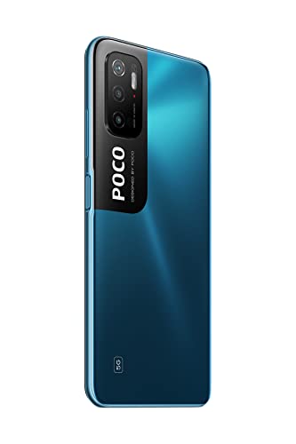 Xiaomi Poco M3 PRO 5G + 4G Volte Global Unlocked GSM 6.5" Octa Core 48mp Triple Camera (Not Verizon/Boost/CDMA) (Cool Blue, 128GB+6GB)