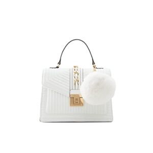 ALDO Women's Regular Jerilini Top Handle Bag, Other White