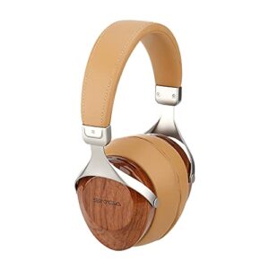 sivga sv021 robin classic rosewood wooden closed back wired over-ear headphone