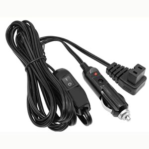 HangTon Automotive Car Cooler Fridge Warmer DC Power Cord for Coleman Euhomy Alpicool Bodega Dometic indelB Mobicool with on/Off Switch 3m