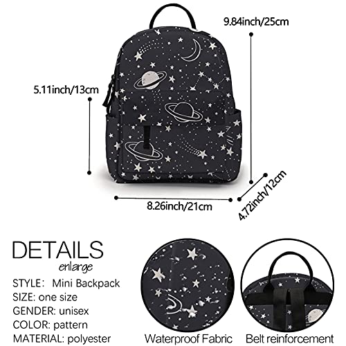 Deanfun Mini Backpack for Girls, Printing Shool Bag Waterproof Fashion Purse (32)