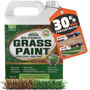 petratools grass paint max strength, green grass lawn spray & dog spot repair, lawn paint, spray on grass, green lawn spray, grass paint for lawn, lawn spray paint, green dye for lawn (1 gal)