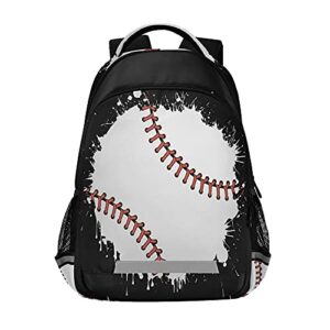 glaphy sport baseball backpacks laptop school book bag lightweight daypack for men women kids teens