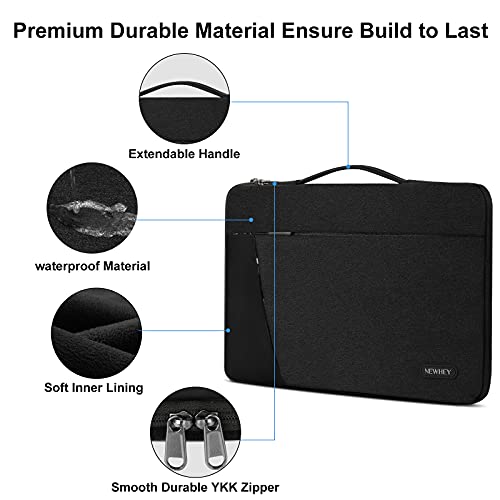 Laptop Sleeve Case 13-14 Inch Waterproof Durable Laptop Case Shockproof 360 Protective Bag with Handle Compatible with 13" MacBook Pro/Air, 13-14 Inch HP/ASUS/Acer/Dell/Mac/Lenovo/Notebook Computer