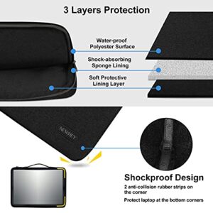 Laptop Sleeve Case 13-14 Inch Waterproof Durable Laptop Case Shockproof 360 Protective Bag with Handle Compatible with 13" MacBook Pro/Air, 13-14 Inch HP/ASUS/Acer/Dell/Mac/Lenovo/Notebook Computer