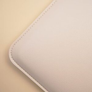 Benfan Slim Laptop Sleeve 13 Inch Compatible with New MacBook Air 13/ MacBook Pro 13 Color White