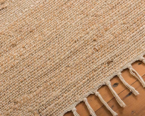 Natural Weave™ Handmade Eco-Friendly Jute Area Rug, Size - 4x6 ft, Color - Natural