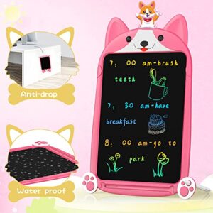 LCD Writing Tablet Board, Hockvill Toys 10 inch Colorful Doodle Drawing Tablet Pad Erasable Reusable Electronic, Toys for 3 4 5 6 7 8 Year Old Girls Boys Kids,Toddler Educational & Learning Birthday