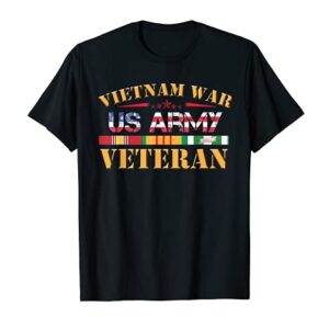 US Army Vietnam Veteran USA Flag Shirt, Veteran Vietnam Army T-Shirt