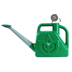 xxxflower 1.5 gallon green watering can outdoor garden flower plant, lightweight 6 l water cans with detachable nozzle watering pot for office house garden