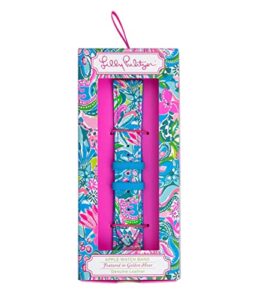lilly pulitzer apple watch band golden hour one size