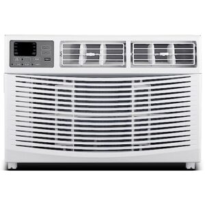 arctic wind 115v 12,000 btu window air conditioner and dehumidifier for small-medium rooms up to 550 sq.ft., powerful cooling window ac unit with remote control, timer and adjustable air direction