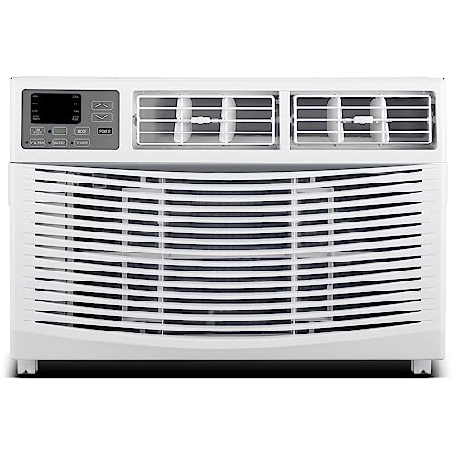 Arctic Wind 115V 12,000 BTU Window Air Conditioner and Dehumidifier for Small-Medium Rooms up to 550 Sq.Ft., Powerful Cooling Window AC Unit with Remote Control, Timer and Adjustable Air Direction