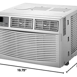 Arctic Wind 115V 12,000 BTU Window Air Conditioner and Dehumidifier for Small-Medium Rooms up to 550 Sq.Ft., Powerful Cooling Window AC Unit with Remote Control, Timer and Adjustable Air Direction