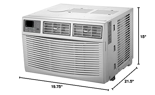 Arctic Wind 115V 12,000 BTU Window Air Conditioner and Dehumidifier for Small-Medium Rooms up to 550 Sq.Ft., Powerful Cooling Window AC Unit with Remote Control, Timer and Adjustable Air Direction