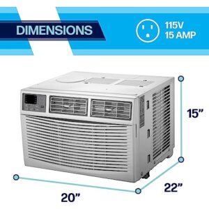 Arctic Wind 115V 12,000 BTU Window Air Conditioner and Dehumidifier for Small-Medium Rooms up to 550 Sq.Ft., Powerful Cooling Window AC Unit with Remote Control, Timer and Adjustable Air Direction