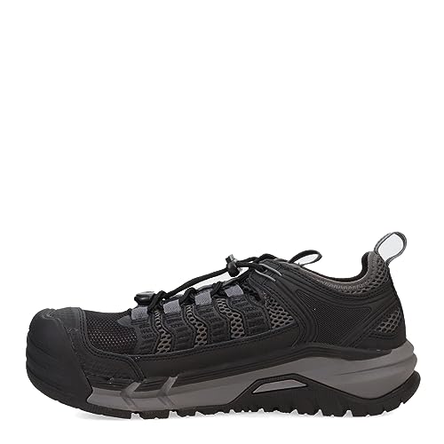 KEEN Utility Men's, Birmingham Low CT Waterproof Work Shoe Black/Magnet