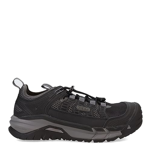 KEEN Utility Men's, Birmingham Low CT Waterproof Work Shoe Black/Magnet