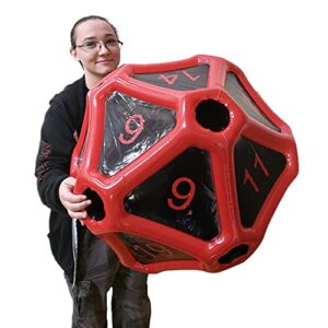 black bazaar large d20 dice inflatable extra large giant gaming dnd tabletop rpg roleplaying dungeons and dragons