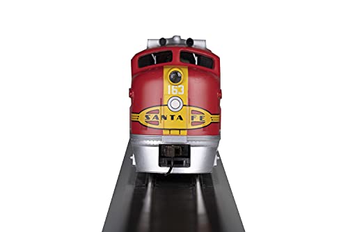 Bachmann Trains - FT - DCC WOWSOUND Sound Value-Equipped Locomotive - Santa FE (war Bonnet) - HO Scale, Prototypical Red & Silver, (68911)