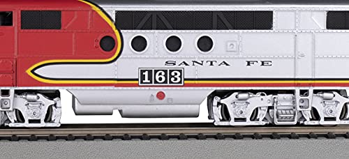 Bachmann Trains - FT - DCC WOWSOUND Sound Value-Equipped Locomotive - Santa FE (war Bonnet) - HO Scale, Prototypical Red & Silver, (68911)