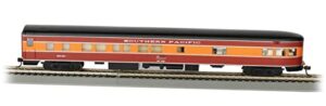 bachmann trains - 85' smooth-side observation car with lighted interior - southern pacific™ #2954 - daylight - ho scale