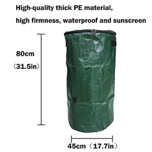 Garden Compost Bags Compost Bag Outdoor Garden Garden Waste Compost Bags for Food Waste Fermentation and Dead Leafs Fermentation into Compost Outdoor Composting Bins 2 Pack