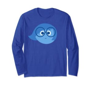 disney and pixar’s inside out sadness blue long sleeve t-shirt