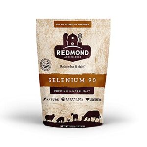 redmond agriculture selenium 90 premium mineral salt