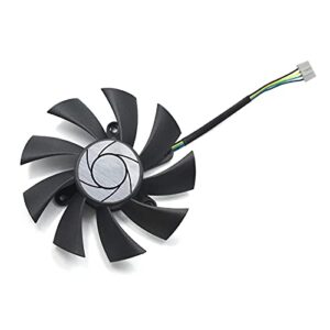 inrobert graphics-card fan-replacement for msi-gtx-1060-6g-ocv1 - gpu-fan 85mm ha9015h12sf-z for msi r7 360 gtx 950 2gd5