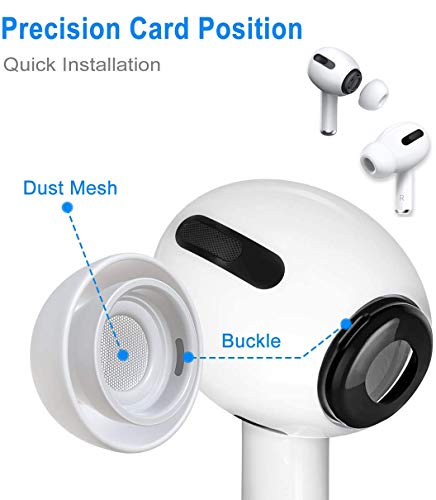 12 Pieces Replacement Ear Tips for Airpods Pro and Airpods Pro 2nd Generation with Noise Reduction Hole, Silicone Ear Tips for Airpods Pro with Portable Storage Box and(S/M/L) (6 Pairs)