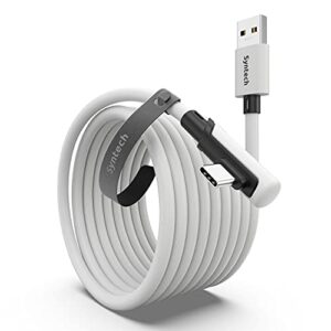 syntech link cable 16 ft compatible with quest2/pro/pico4 accessories and pc/steam vr, high speed pc data transfer, usb 3.0 to usb c cable for vr headset
