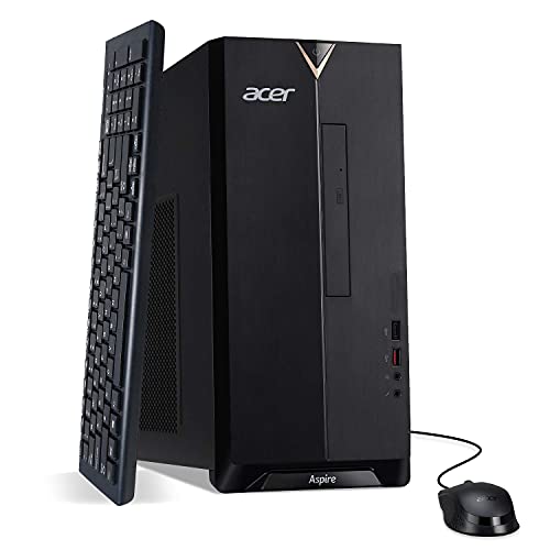 Acer Aspire TC-1660-UA92 Desktop | 10th Gen Intel Core i5-10400 6-Core Processor | 12GB 2666MHz DDR4 | 512GB NVMe M.2 SSD | 8X DVD | Intel Wireless Wi-Fi 6 | Bluetooth 5.2 | Windows 10 Home