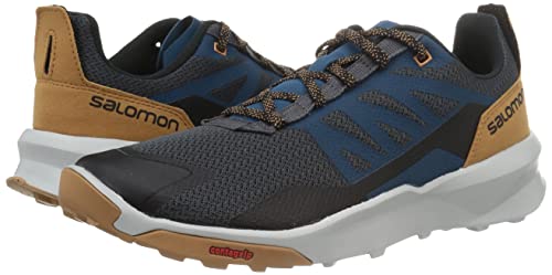 Salomon Patrol Hiking Shoes for Men Climbing, Magnet/Pearl Blue/Tobacco Brown, 9