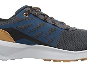 Salomon Patrol Hiking Shoes for Men Climbing, Magnet/Pearl Blue/Tobacco Brown, 9