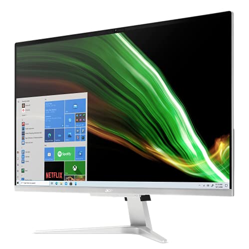 Acer Aspire C27-1655-UA93 AIO Desktop | 27" Full HD IPS Display | 11th Gen Intel Core i7-1165G7 | NVIDIA GeForce MX330 | 16GB DDR4 | 512GB SSD | 1TB HDD | Intel Wireless Wi-Fi 6 | Windows 10 Pro