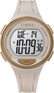timex unisex dgtl sport 40mm watch – pink case with pink resin strap