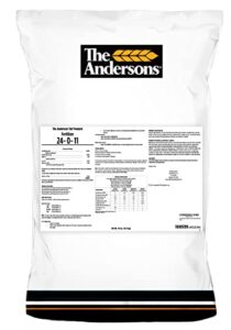 the andersons professional 24-0-11 2% iron deep green fertilizer with ns-54 nitrogen 40 lb bag 10,000 sq ft
