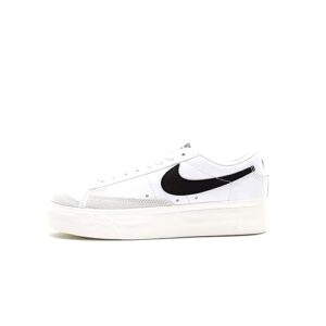 nike womens wmns blazer low platform dj0292 101 - size 9w white/black