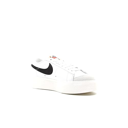 Nike Womens WMNS Blazer Low Platform DJ0292 101 - Size 9W White/Black