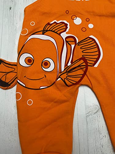 Finding Nemo Cotton Baby Overall/Romper With Long Sleeve Tshirt For Newborns & Infants & Toddlers – 2 PIECES - Unisex