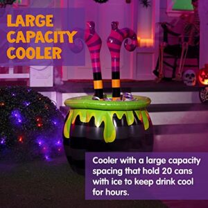 JOYIN 40'' Halloween Inflatable Witch Legs Cooler, Halloween Inflatable Witch Cooler Decoration Theme Party Décor, Party Supplies for Halloween Parties, Events