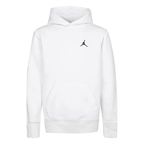 Jordan Boy's Essentials Pullover (Big Kids) White MD (10-12 Big Kid)