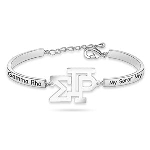 u-chyty sigma gamma rho sorority bracelet 1922 sorority paraphernalia bracelet greek sorority jewelry for women(cbr)