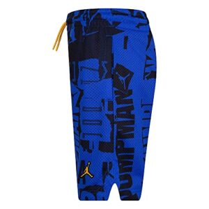 Jordan Boy's Printed Mesh Shorts (Big Kids) Racer Blue LG (14-16 Big Kid)